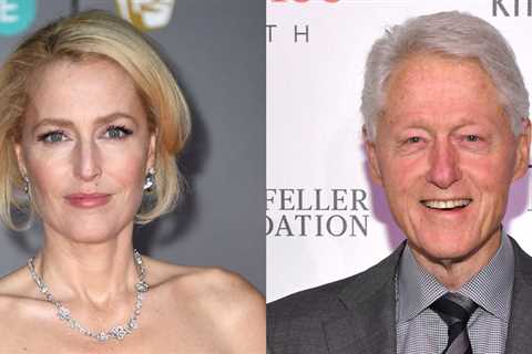 Gillian Anderson recalls thinking Bill Clinton would call her after their “intimate” meeting