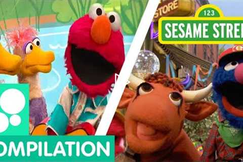 Sesame Street: Elmo's Ducks, Old MacDonald, and more clips about animals! | Animals Compilation