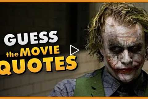 Guess The Movie - Quotes - Movie Quiz