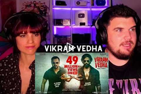 Vikram Vedha Official Trailer REACTION - Hrithik Roshan, Saif Ali Khan, Pushkar & Gayatri