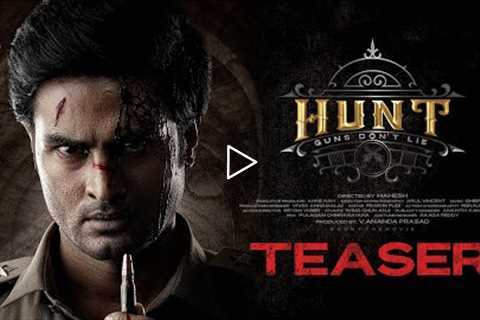 Hunt Movie Teaser | Sudheer Babu | Srikanth | Bharath | Ghibran | Mahesh | Bhavya Creations