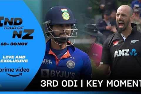 IND tour of NZ 2022 3rd ODI: Key moments of the day