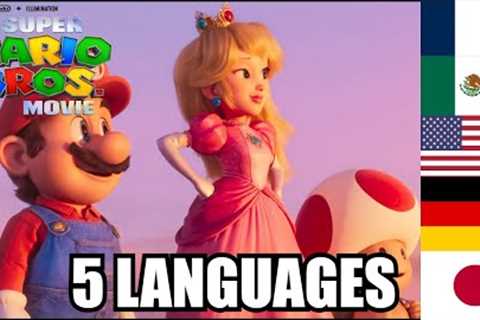 Super Mario Bros Movie Official Trailer in 5 Different Languages