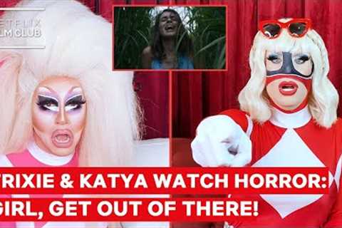 Drag Queens Trixie Mattel & Katya React to Hush and Cabin Fever | I Like to Watch Horror |..