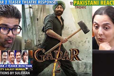 Pakistani Couple Reacts To Gadar 2 Teaser Theatre Response & Public Review | Sunny Deol |..