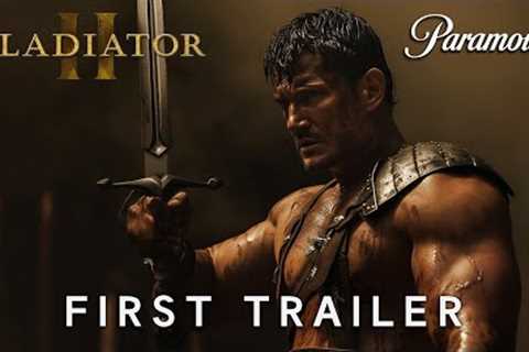 Gladiator 2 First Trailer (2024)| Paramount | Pedro Pascal, Paul Mescal, Denzel Washington (4K)