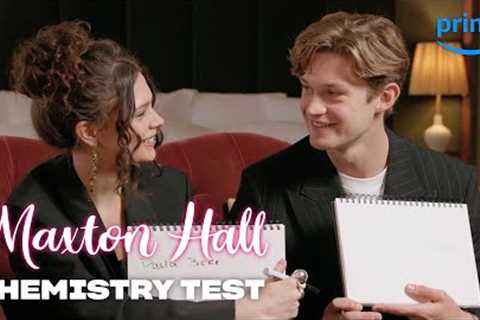 Harriet Herbig-Matten and Damian Hardung Do a Chemistry Test | Maxton Hall | Prime Video