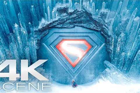 Superman's Secret Base, The Fortress Of Solitude (2025) 4K Scene - Superman Movie Clip Sneak Peek