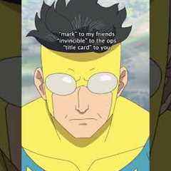 Also known as the GOAT. | Invincible