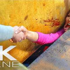 Woman Devoured By Garbage Compactor (2025) 4K HDR Scene | Final Destination: Bloodlines Movie Clip