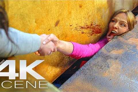 Woman Devoured By Garbage Compactor (2025) 4K HDR Scene | Final Destination: Bloodlines Movie Clip