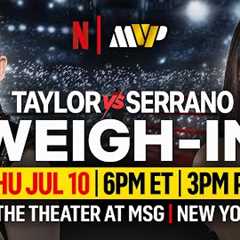WEIGH-IN: Katie Taylor vs. Amanda Serrano 3 | Netflix
